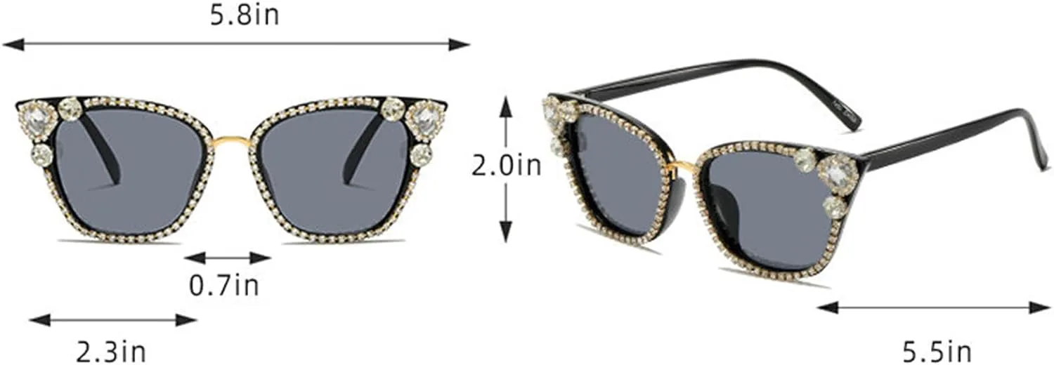 

Солнцезащитные очки Willochra с блестящими бриллиантами и стразами для женщин, блестящая оправа, кристаллы, «кошачий глаз», яркие цвета, украшения для вечеринки, Pink