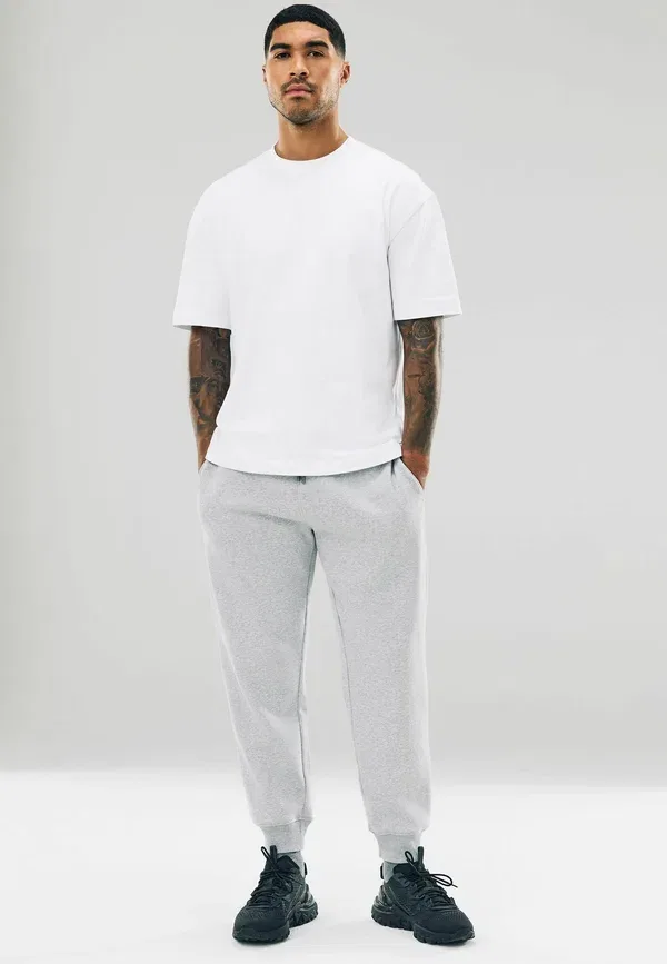 Спортивные брюки Slim fit rich joggers Next, серый меланж — фото 2