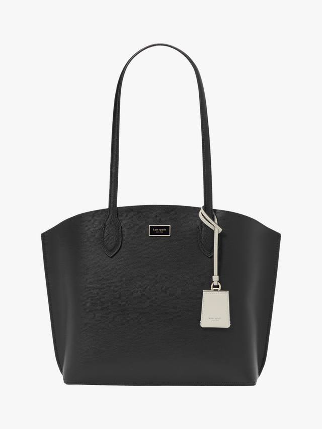 

Большая кожаная сумка-тоут Suite kate spade new york, Black