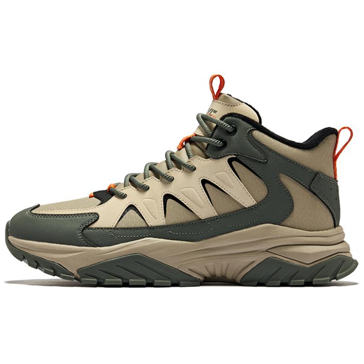 

Erke Мужские кроссовки Blaze 2 High-top Outdoor, цвет льняной серый с каменно-зеленым