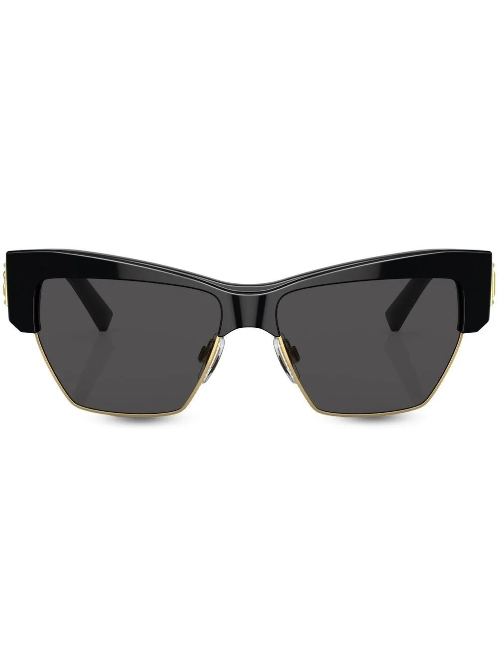 

Солнцезащитные очки в оправе 'кошачий глаз' с логотипом Dolce & Gabbana Eyewear, черный