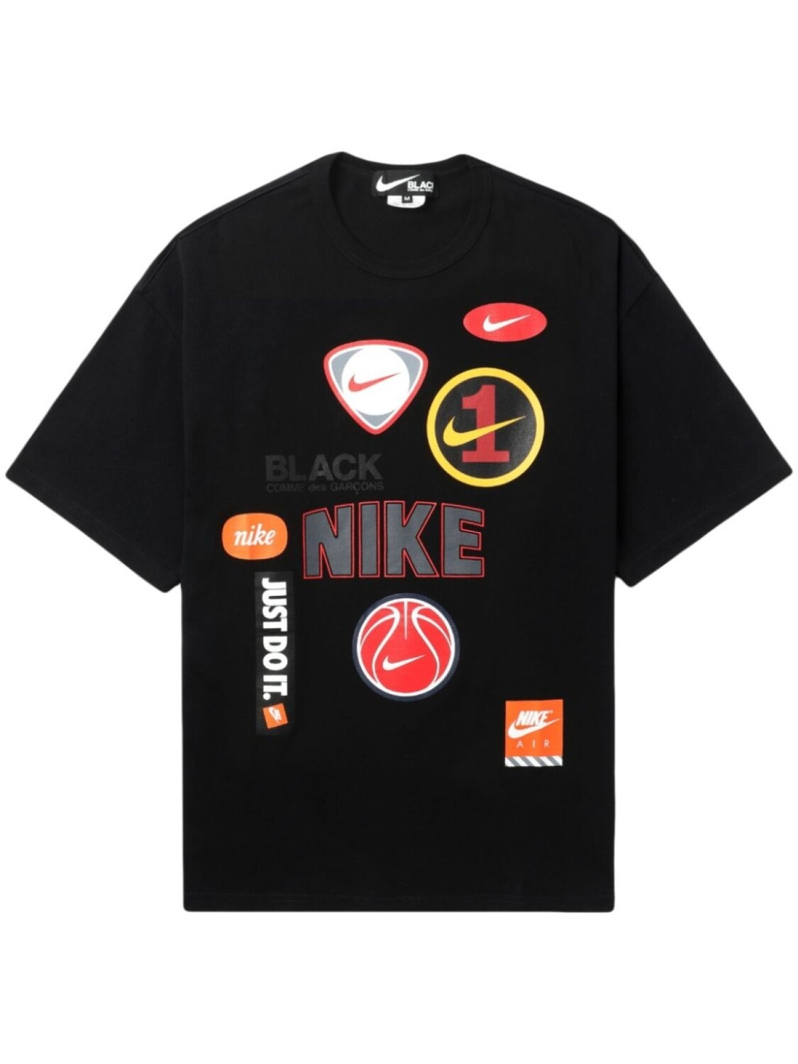 

Black Comme Des Garçons футболка с логотипом, черный