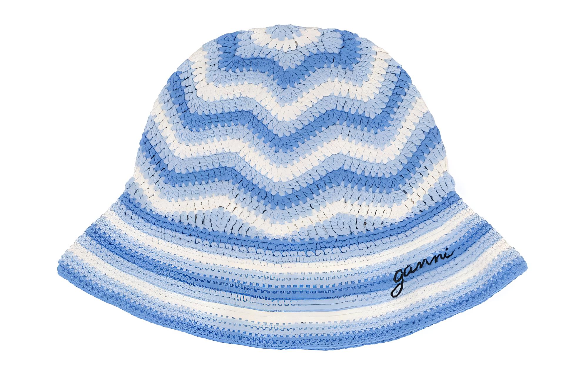 

Шапка Organic cotton Crochet Bucket Hat GANNI