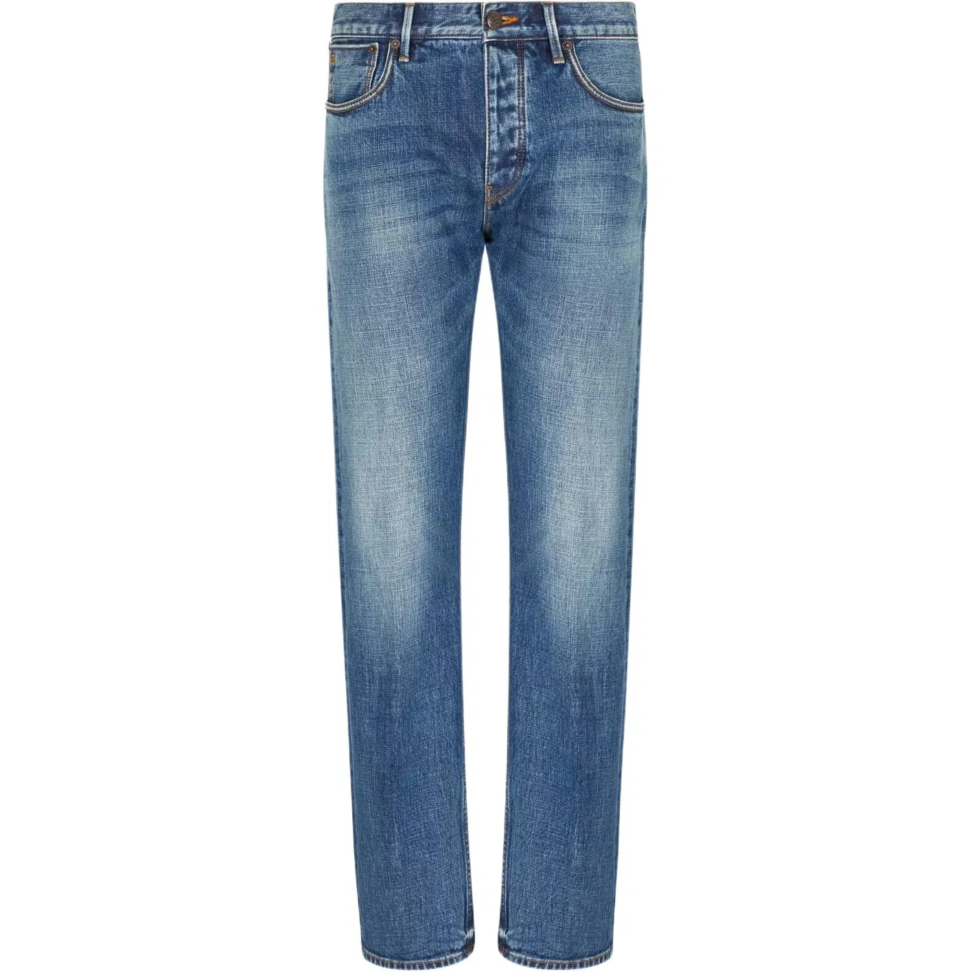 Джинсы J41 straight-fit vintage Denim Lab by EMPORIO ARMANI, Blue