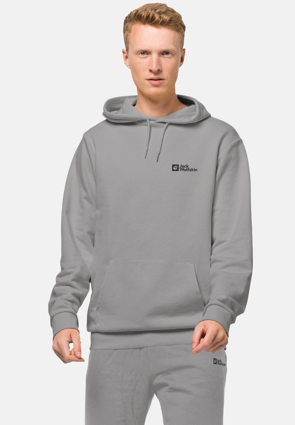 

Толстовка с капюшоном Jack Wolfskin, светло-серый