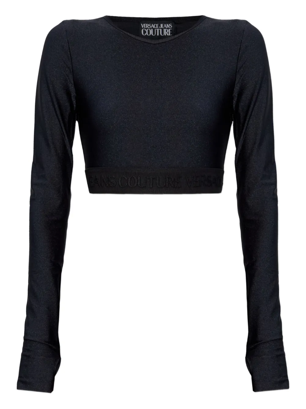 

Футболка с логотипом Versace Jeans Couture, черный