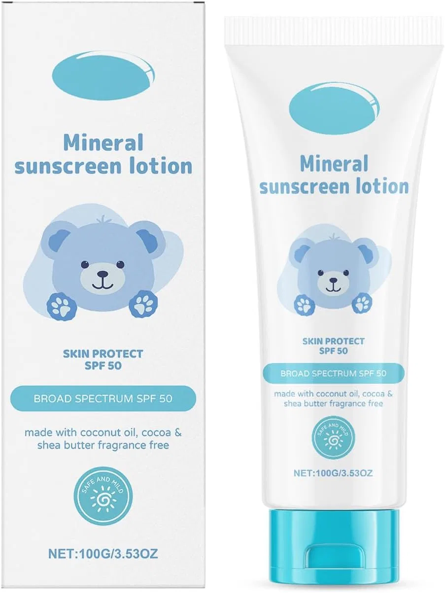 Солнцезащитный крем для тела SPF 50, Generic, белый, 126 г