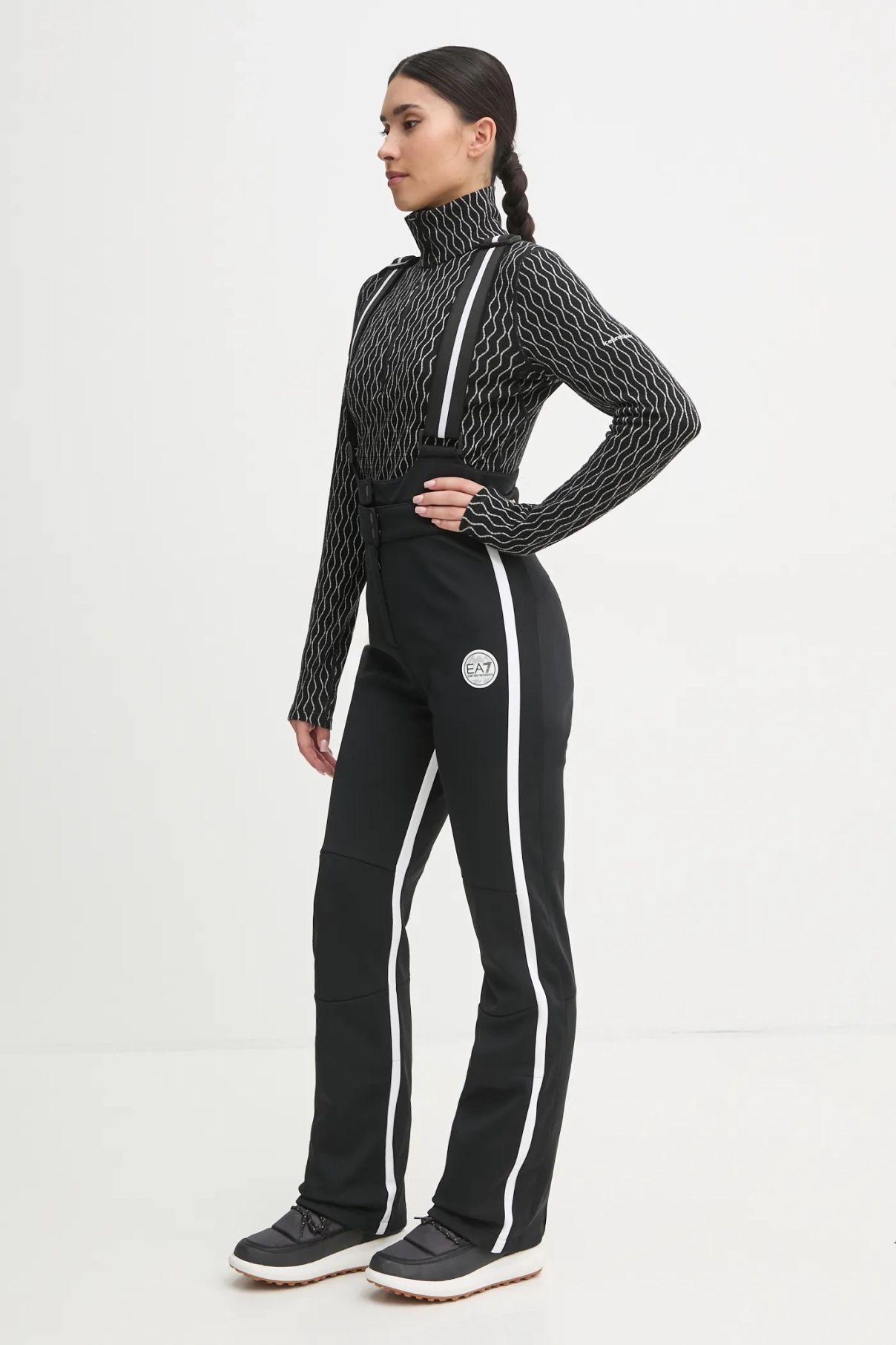 

Лыжные брюки St. Moritz Fashion EA7 Emporio Armani, черный