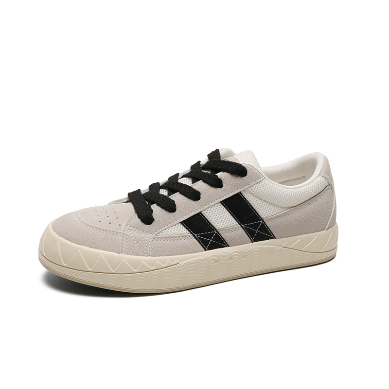 

JOHLIN DREAM Мужские лоу-топ скейтборд кроссовки бежево-черные, цвет Beige Black