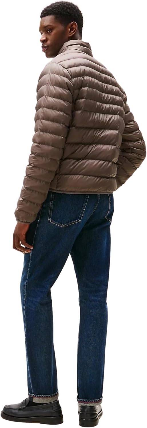 Мужская утепленная пуховая куртка TOMMY HILFIGER с возможностью упаковки, Shady Stone — фото 4
