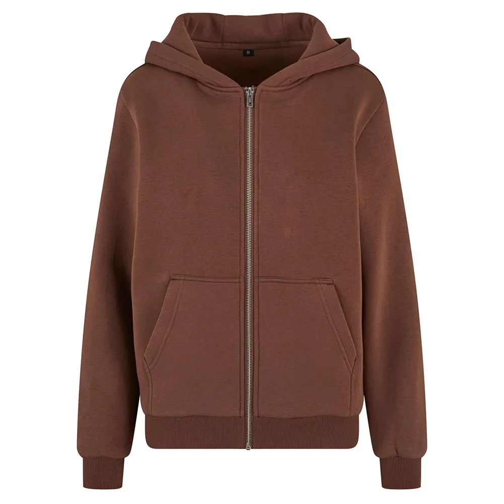 

Толстовка Build Your Brand Fluffy full zip, коричневый
