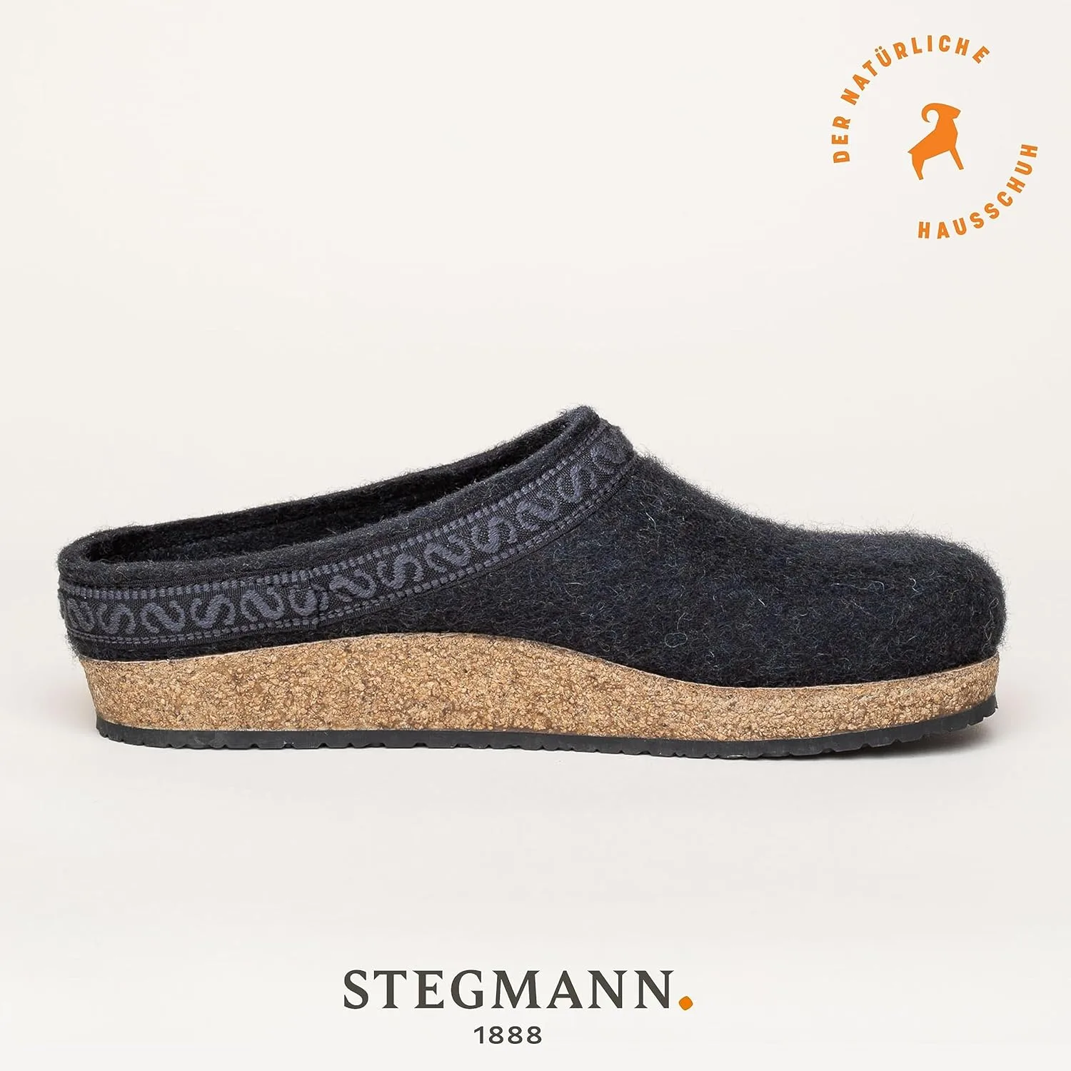 Тапочки унисекс Stegmann 108 для взрослых, графит — фото 4
