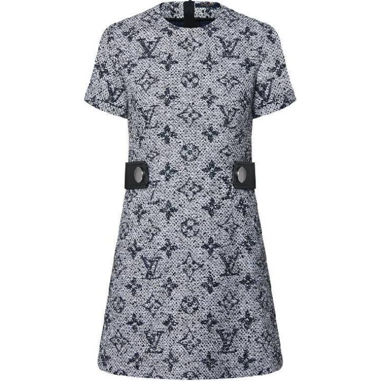 

Платье с короткими рукавами женское многоцветное Louis Vuitton