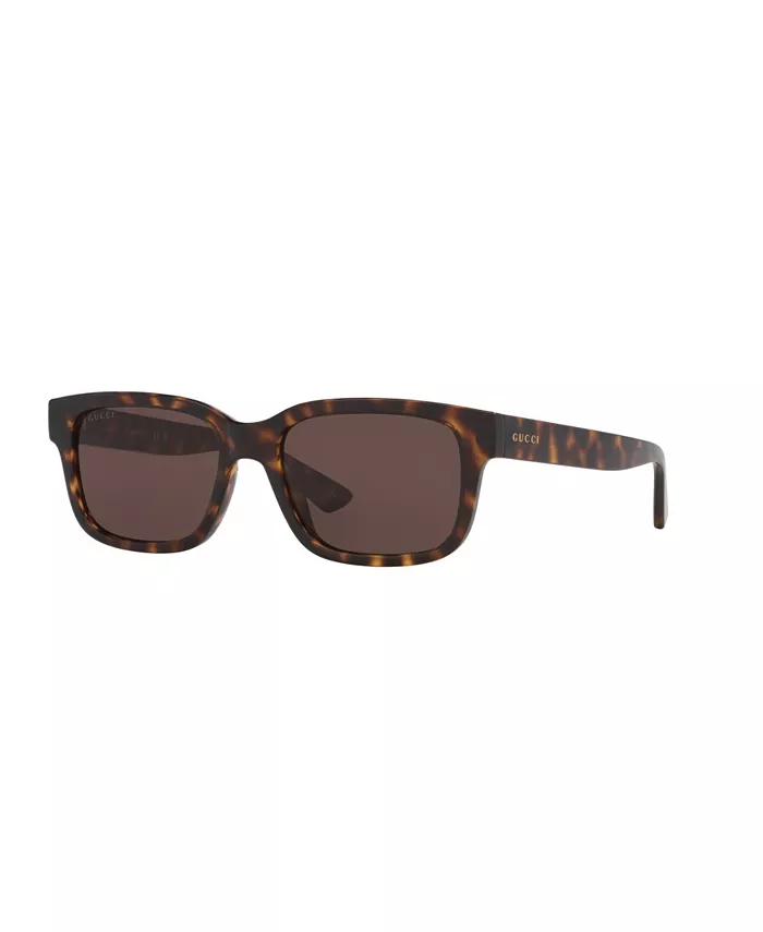

Мужские прямоугольные солнцезащитные очки, GG1583S GC000136 Gucci, коричневый