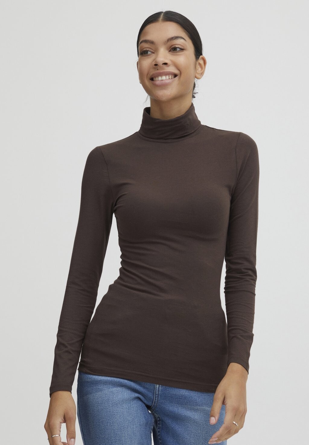

Футболка с длинными рукавами PAMILA ROLL NECK b.young, Java