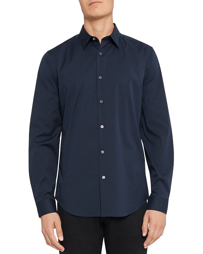 

Рубашка на пуговицах Sylvain Good Cotton Slim Fit Theory