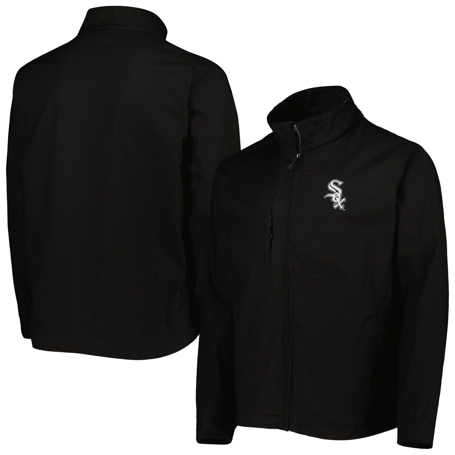 

Мужская куртка Dunbrooke Black Chicago White Sox Journey Tri-Blend с молнией во всю длину, Белый, Мужская куртка Dunbrooke Black Chicago White Sox Journey Tri-Blend с молнией во всю длину