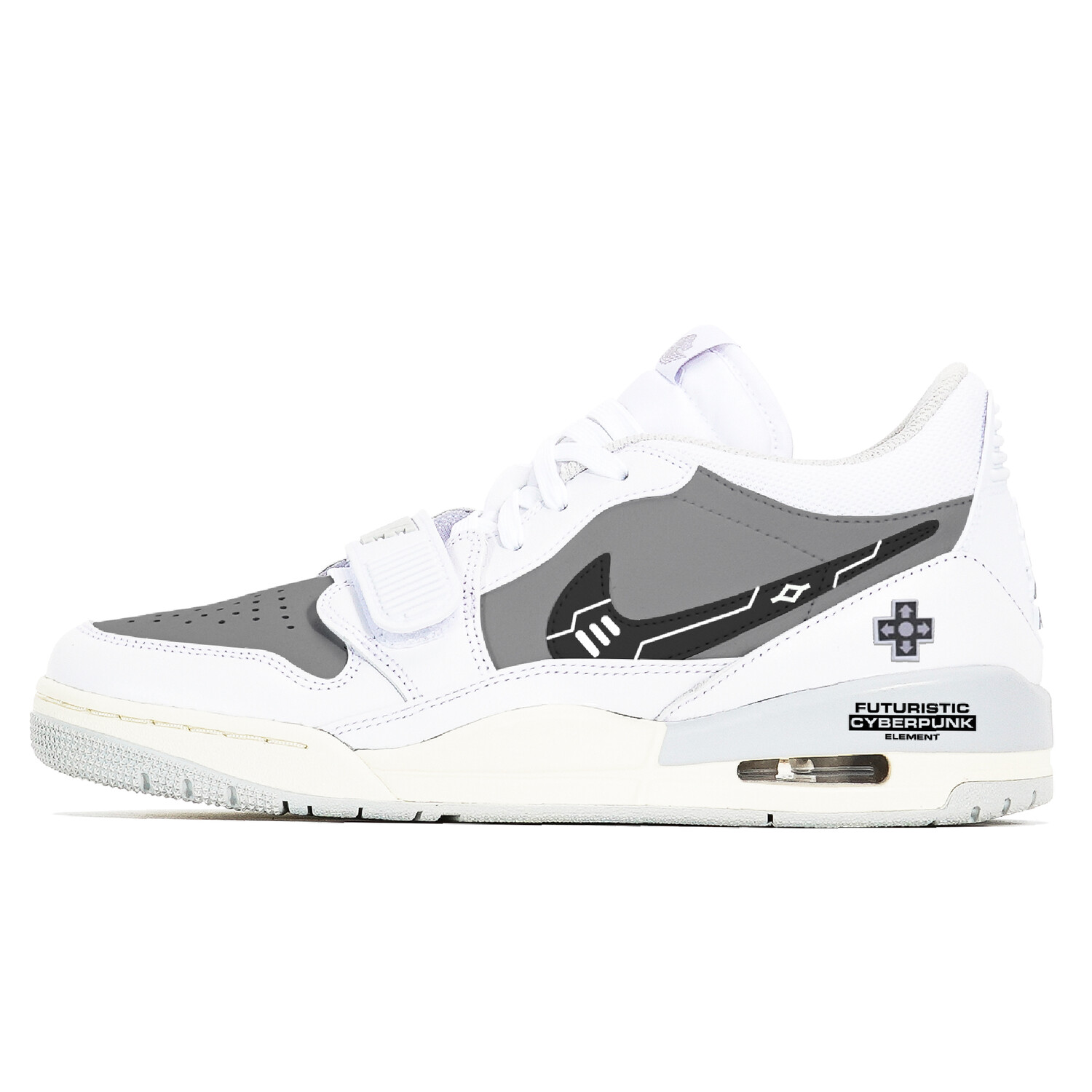 

Кроссовки Jordan Legacy 312 Vintage Basketball Shoes Men Low-top Gray, белый
