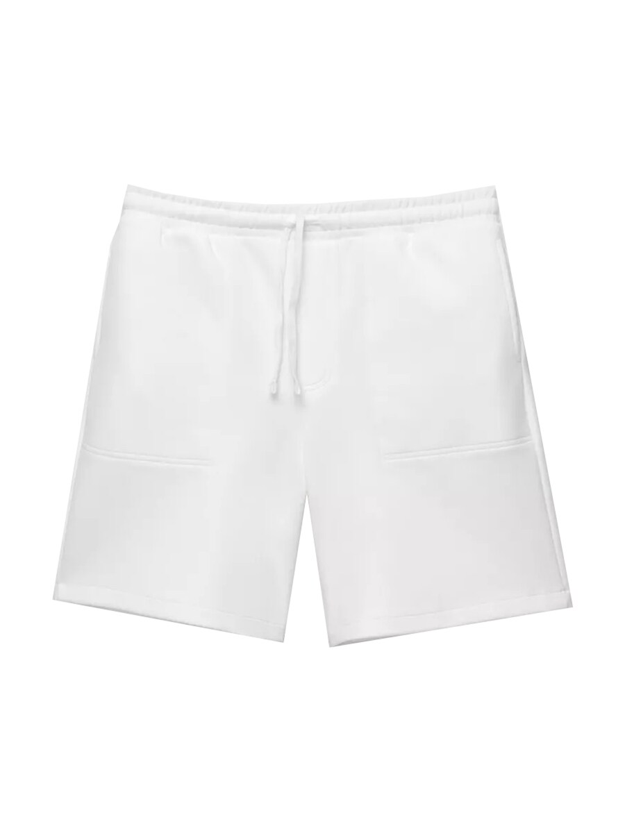 

Брюки свободного кроя Pull&Bear, белый