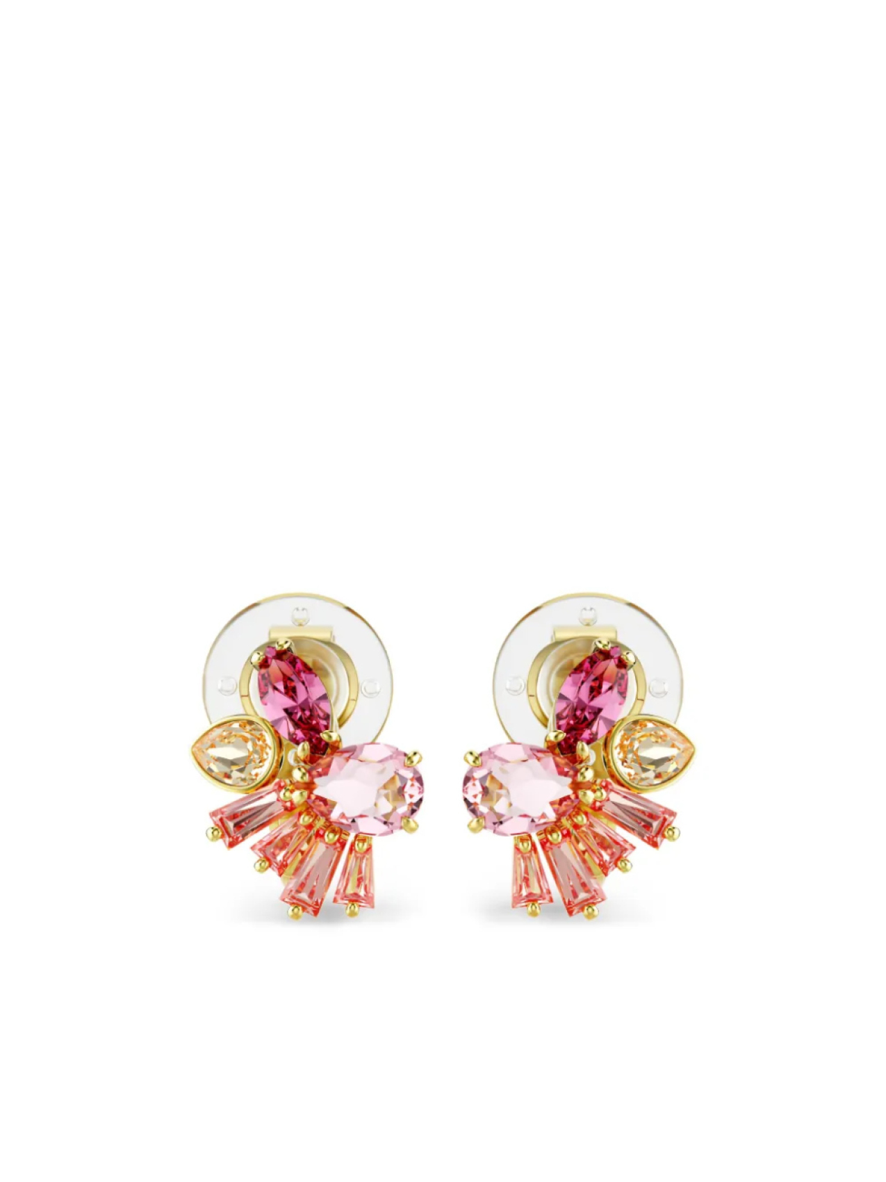 

Swarovski серьги-клипсы Gema, розовый