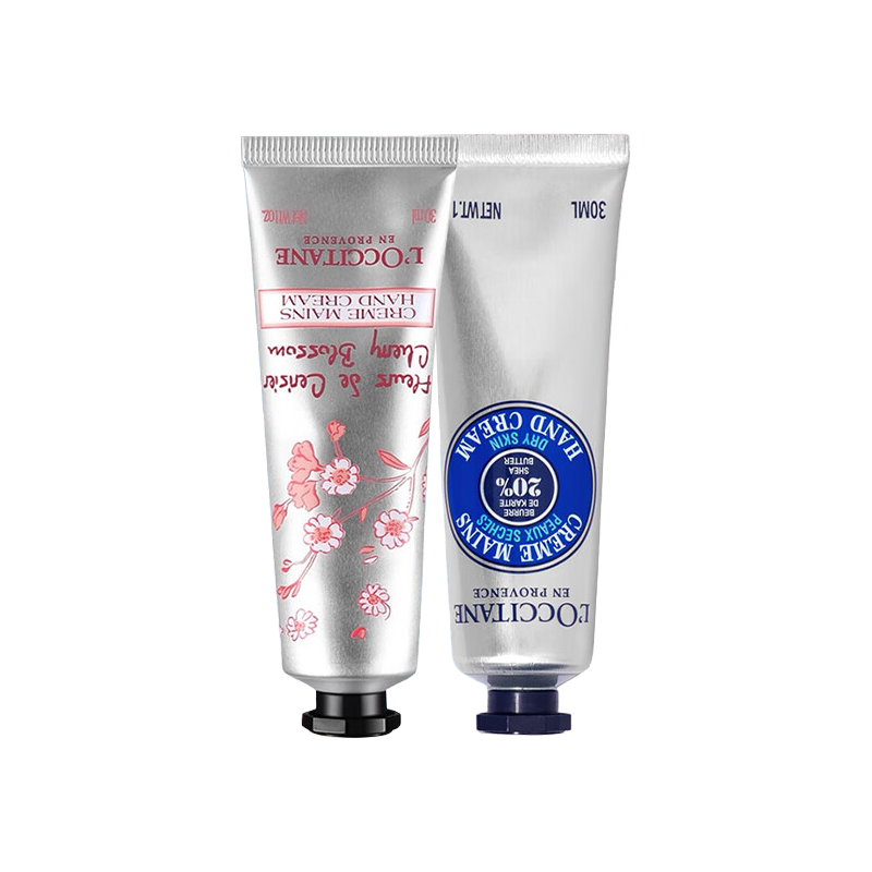 Наборы одежды cherry blossom shea крем для рук увлажняющий 30мл+30мл/150мл+150мл LOCCITANE, Two-Piece Set: Shea Hand Cream 150ml+Cherry Blossom Hand Cream 150ml — фото 2