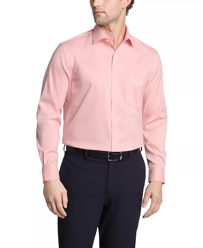 

Мужская классическая рубашка с отложным воротником Ultra Wrinkle Free Regular Fit Van Heusen, оранжевый