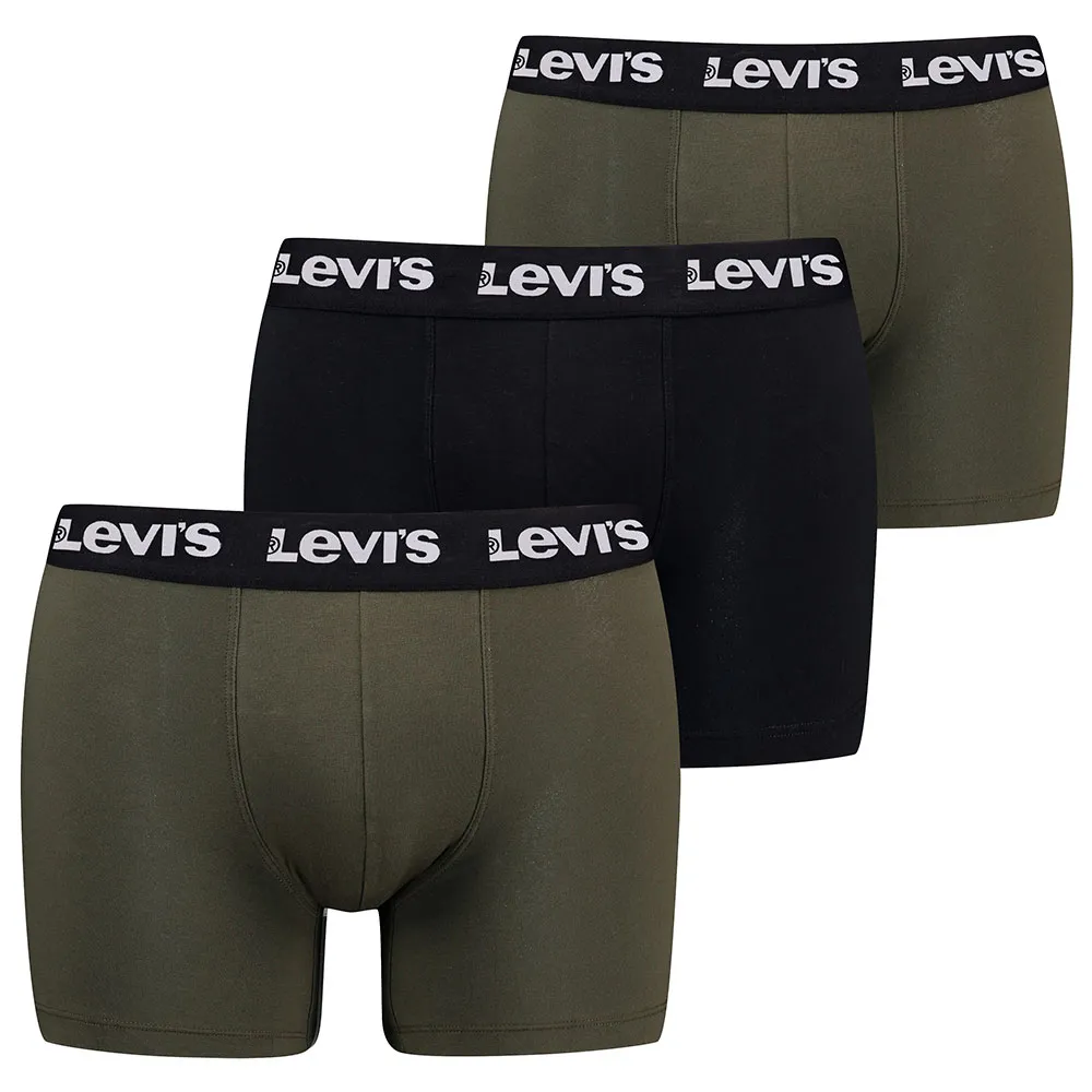 

Боксеры 3 шт Levi's Repeat Logo Brief, зеленый