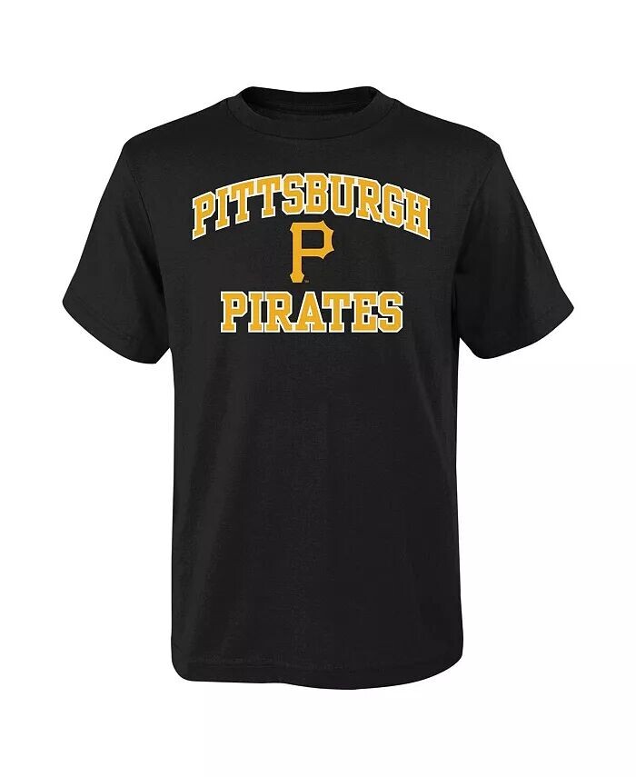 

Черная футболка Big Boys Pittsburgh Pirates Heart and Soul Outerstuff, черный