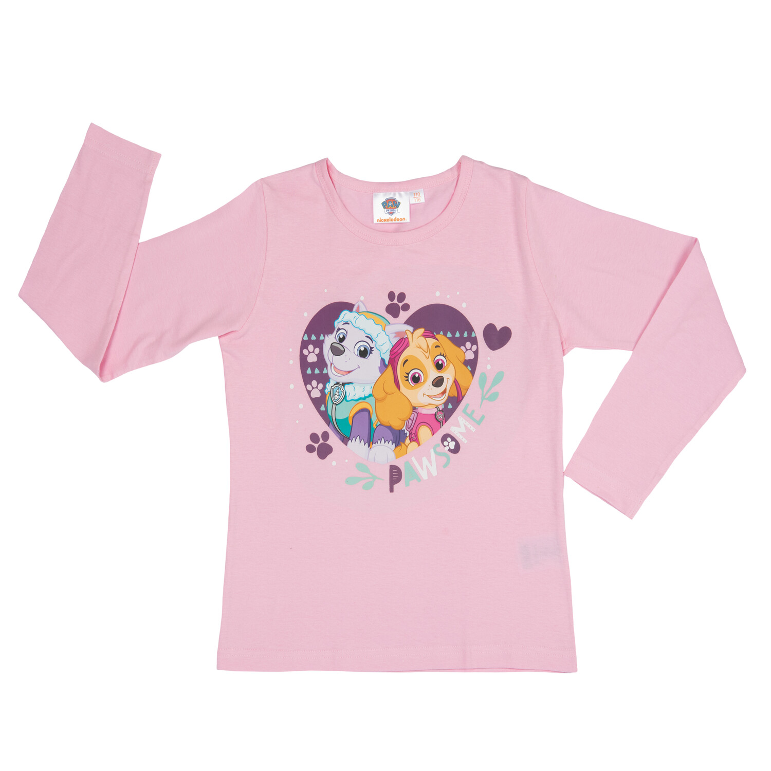 

Толстовка United Labels Paw Patrol Pullover Pawsome Oberteil Langarm, розовый