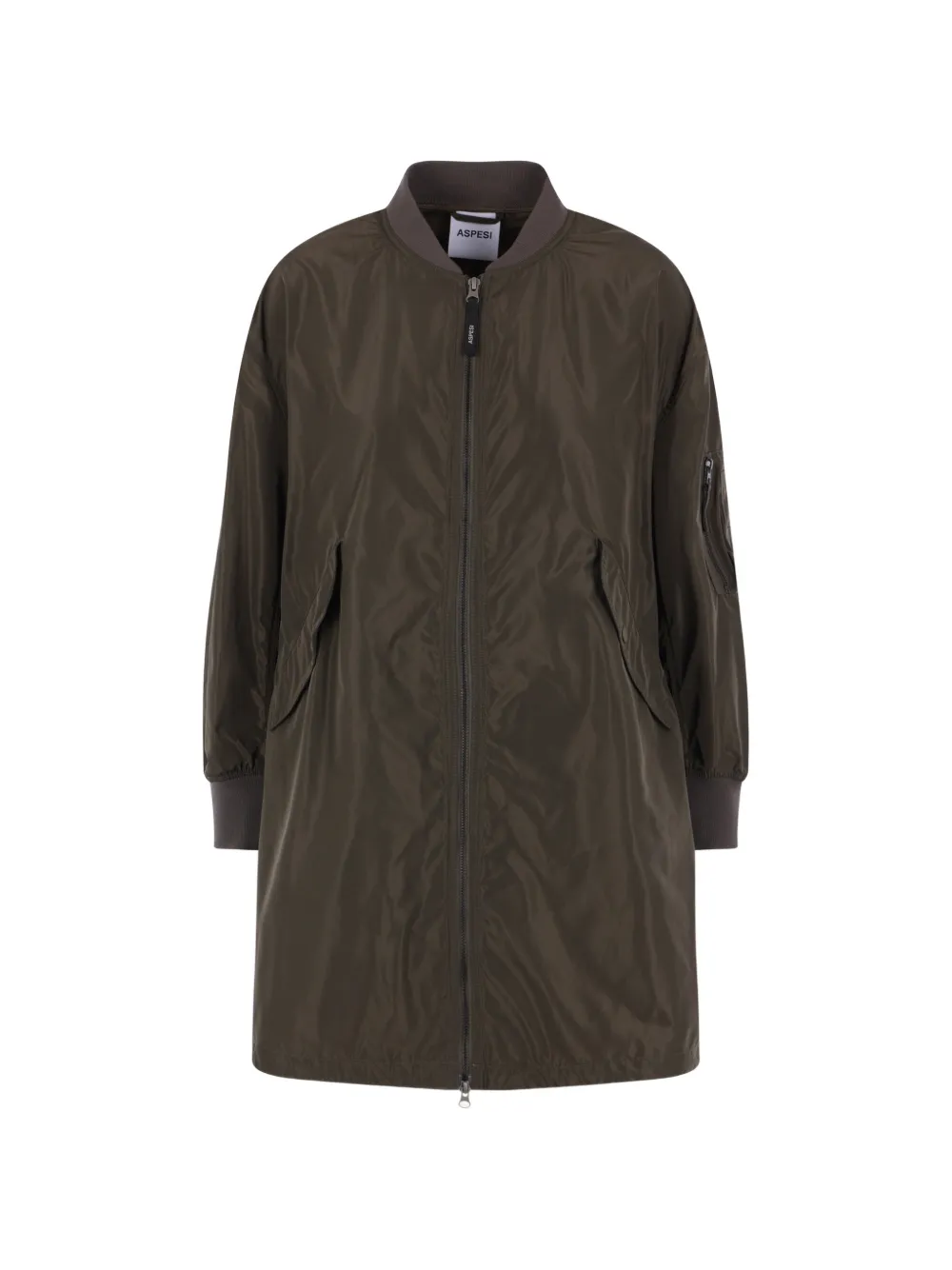 

Милитари-куртка с карманом на молнии Aspesi, коричневый