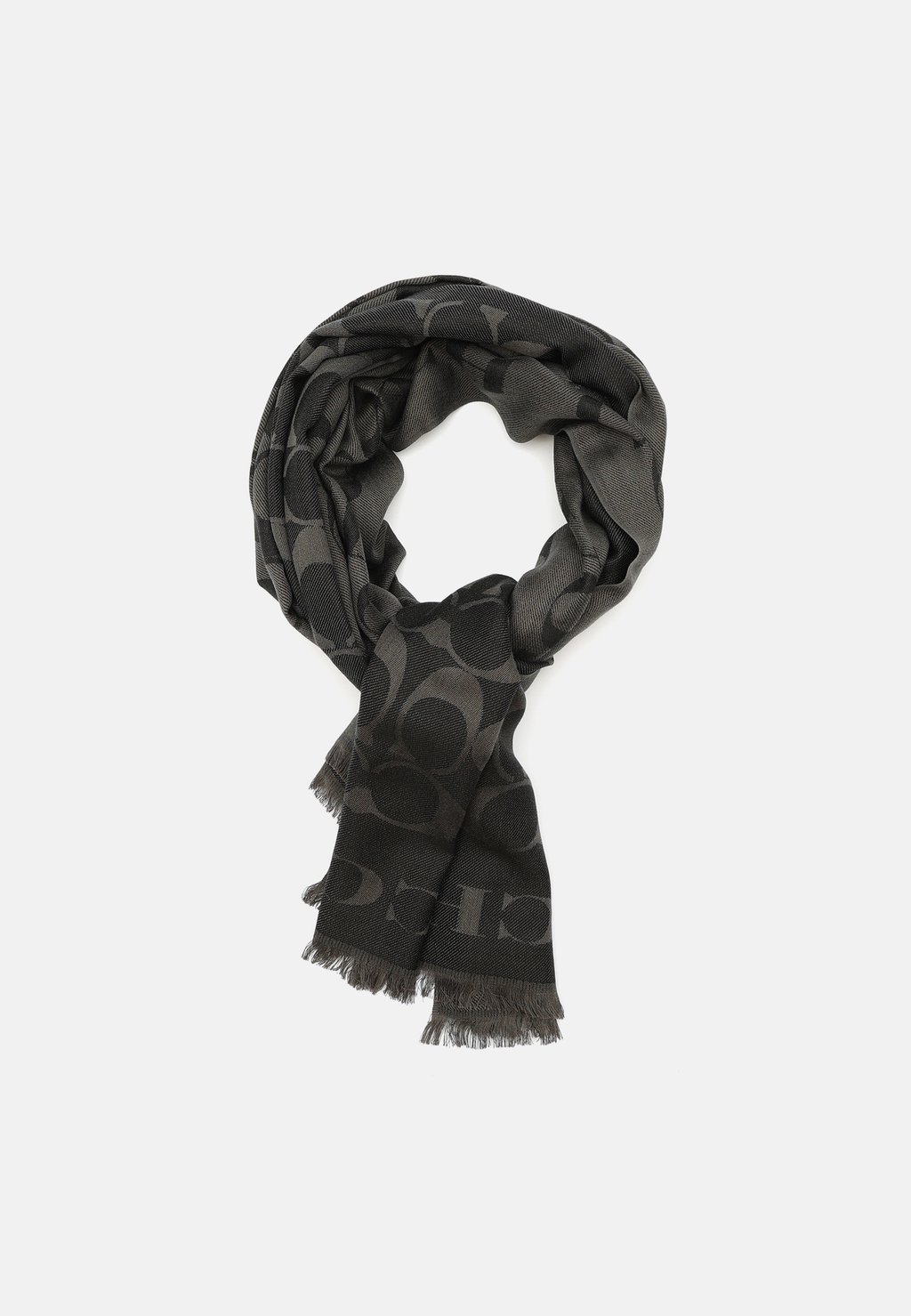

Шарф SIGNATURE BORDER STOLE COACH, черный
