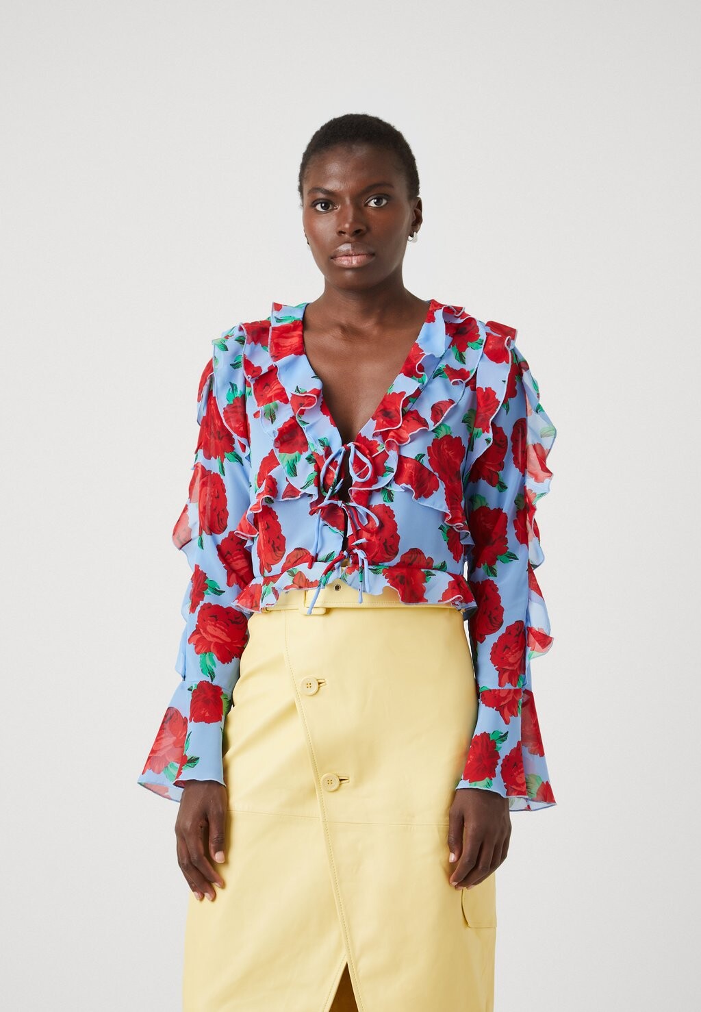 

Блузка Blouse Cras, синяя
