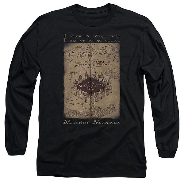 

Футболка с длинным рукавом Harry Potter Marauders Map Licensed Character