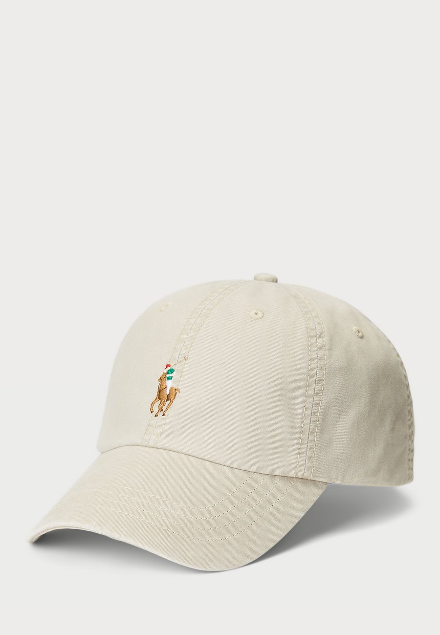 

Бейсболка Polo Ralph Lauren STRETCH-COTTON TWILL BALL CAP, Khaki Tan/Tan