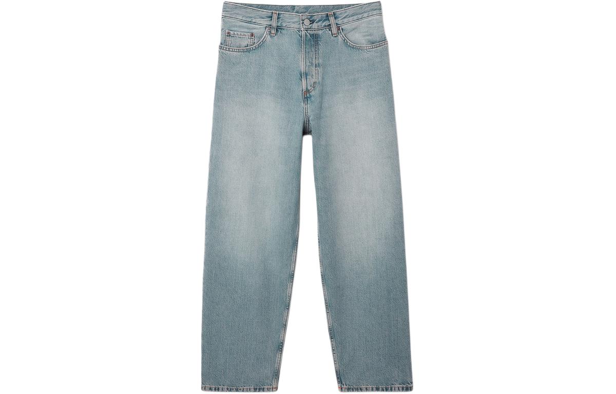 

COS Мужские джинсы серо-синего цвета, прямого кроя