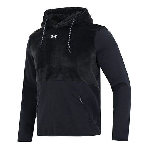 

Толстовка journey fleece hoodie 'black' Under Armour, черный