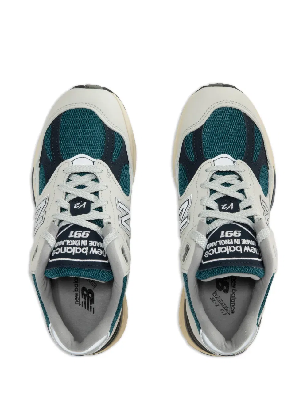 Кроссовки 991V2 New Balance, белый — фото 3