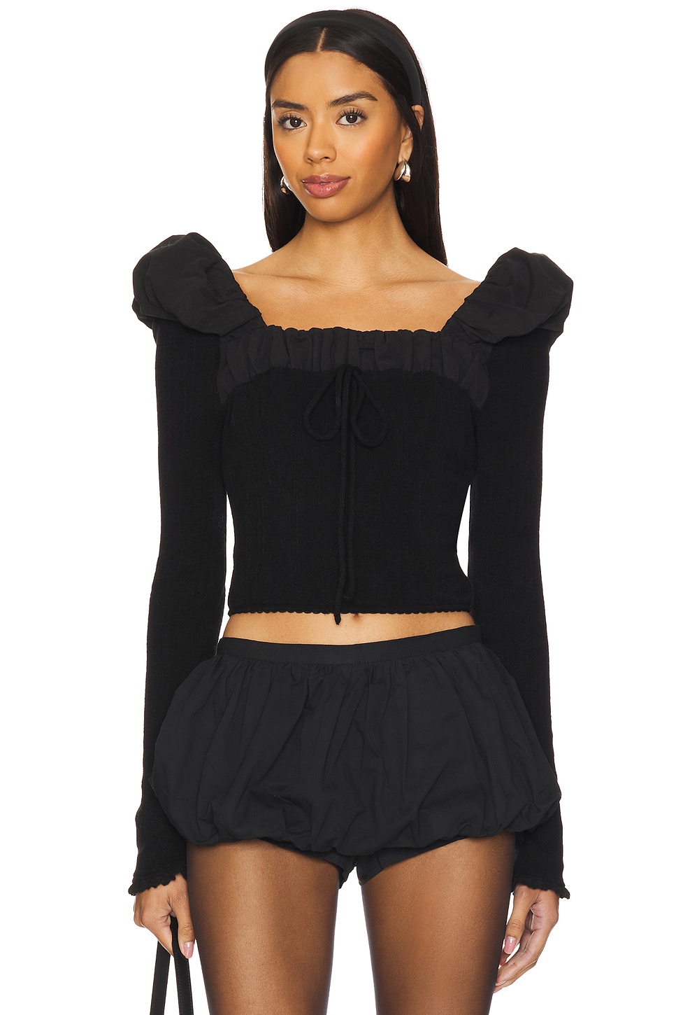 

Топ-Ажур aliyah For Love & Lemons, черный
