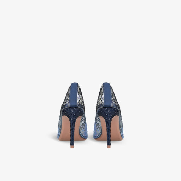 Корты из ПВХ Lovebird, украшенные кристаллами Carvela, темно-синий — фото 4