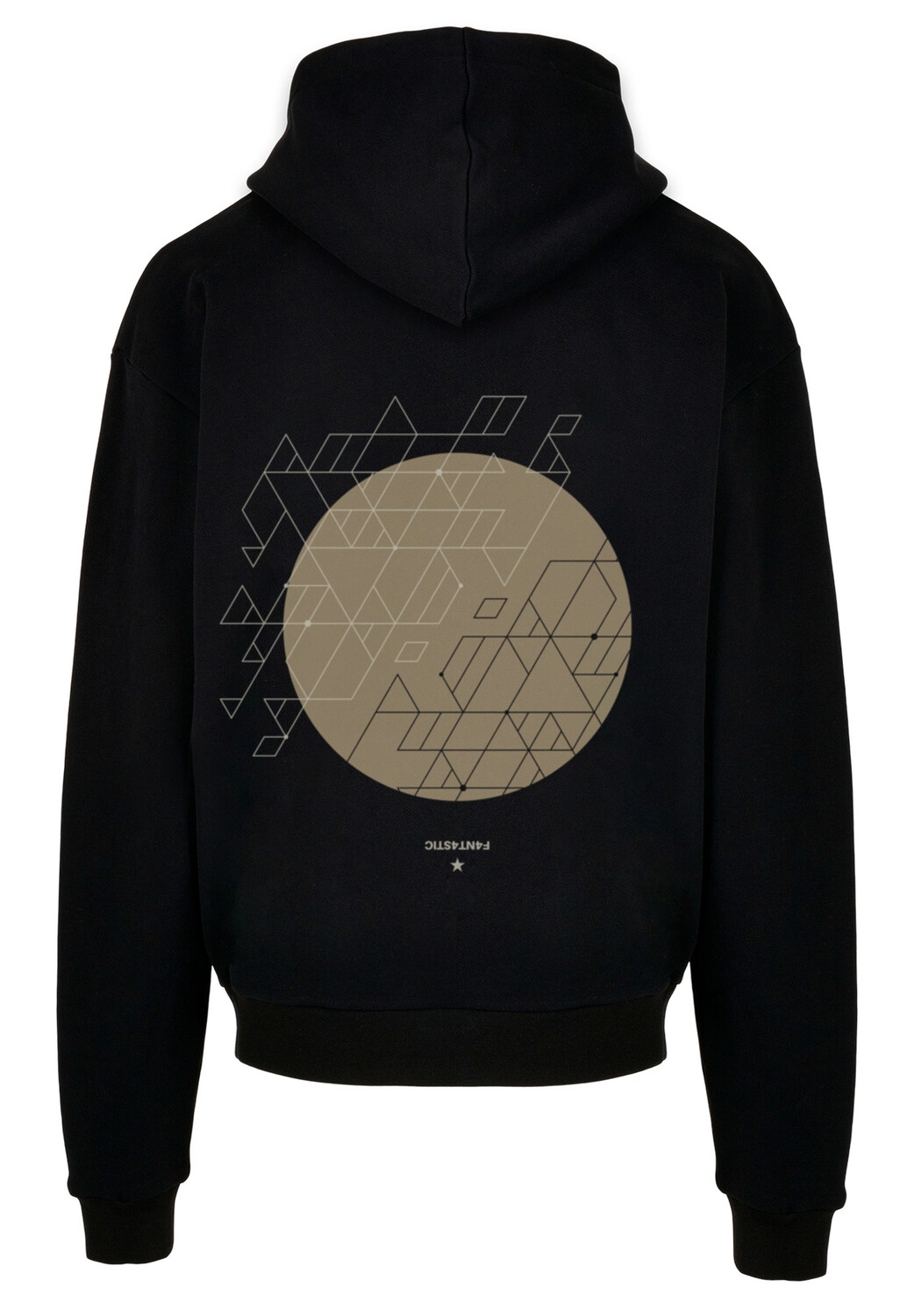 

Пуловер F4NT4STIC Ultra Heavy Hoodie Geometrics Grau, черный