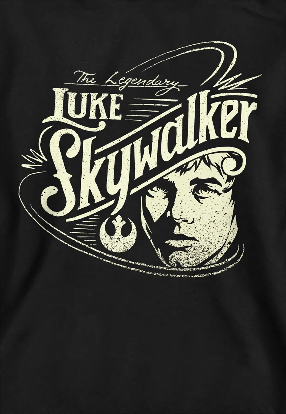 Детская худи Disney Star Wars Skywalker War Hero, черная, черный — фото 2