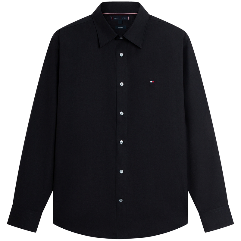 Рубашки мужские с лацканами, средней кроя, другие Tommy Hilfiger, светлый синий c1y — фото 3