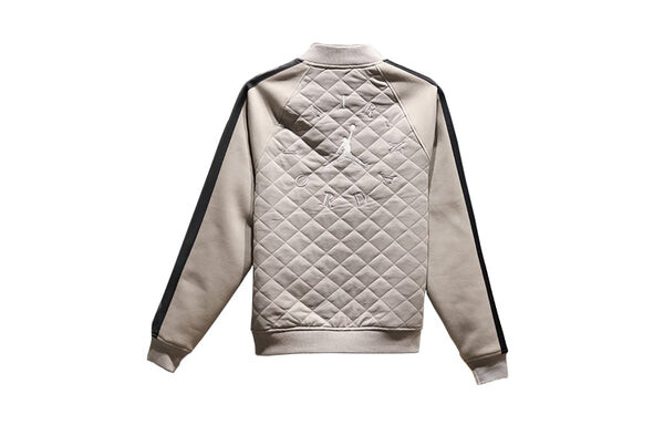 Куртка Air Jordan Athleisure Casual Sports Stand Collar Jacket Gray, серый — фото 2