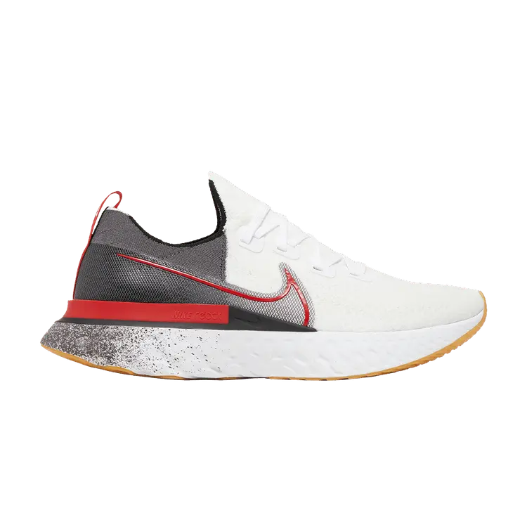 

Кроссовки Nike React Infinity Run Flyknit 'White University Red', белый