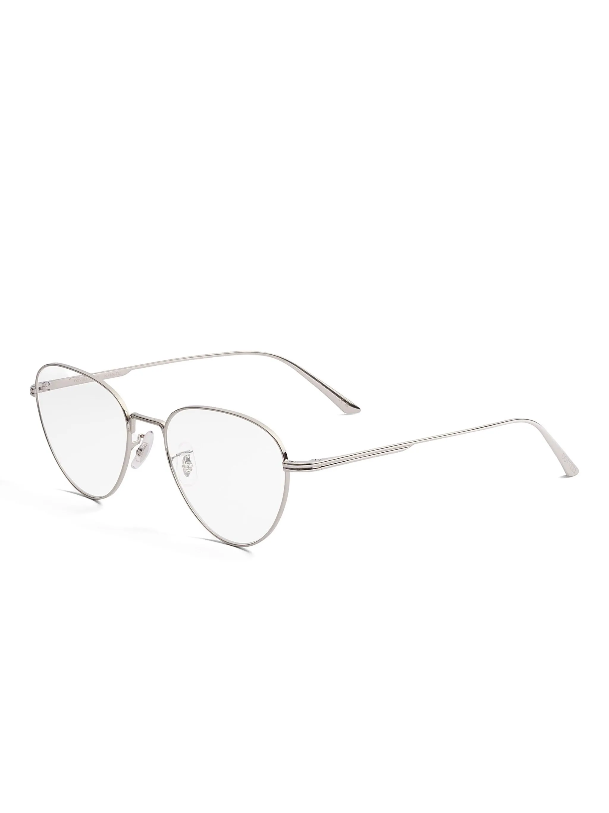 

Очки 1991RX в овальной оправе из коллаборации с Oliver Peoples Khaite, серебристый