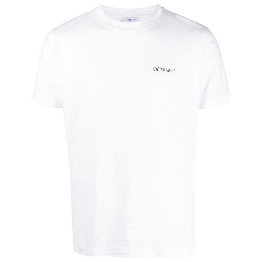 

Узкая белая футболка Scratch Arrow Off-White, белый