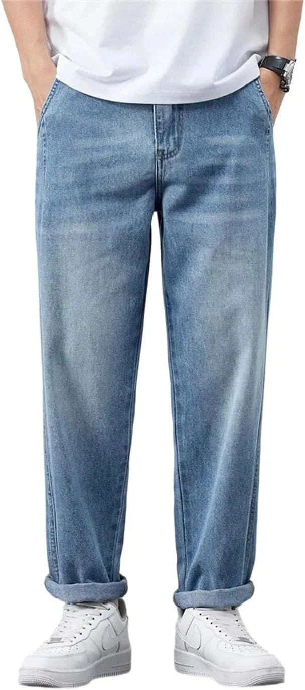 Джинсы с эластичным поясом, 3