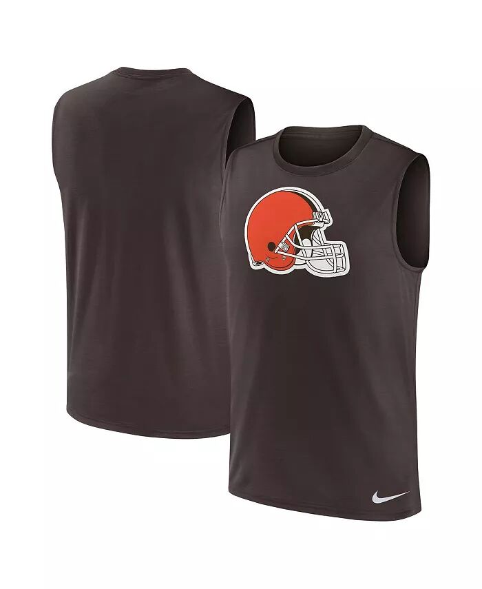 

Мужская коричневая майка-топ Cleveland Browns Blitz Legend Muscle Perform Nike