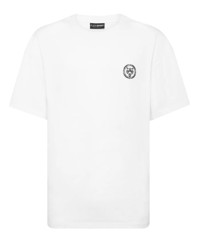 

Футболка с короткими рукавами и круглым вырезом Plein Sport, белый