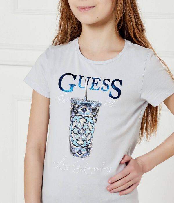 Футболки Regular fit Guess, синий — фото 4